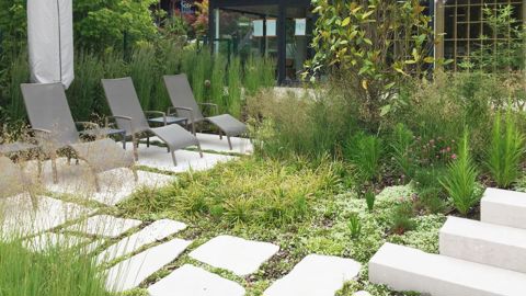 23. Catégorie « commerces et entreprises », médaille d’or, l’hôtel du Parc et ses jardins à Obernai (67). ©A. Daval